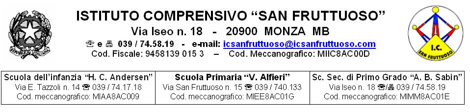 ORGANIGRAMMA SCUOLA INFANZIA H. C.