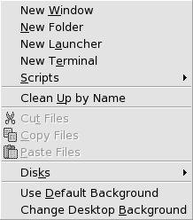 Fare clic con il pulsante destro del mouse sull oggetto Cestino e scegliere Svuota Cestino. Da una finestra del file manager Scegliere File Svuota Cestino.