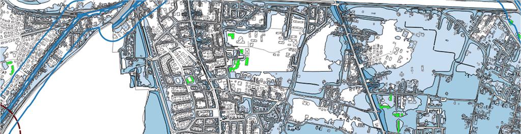 eccezione degli edifici posti sul fronte di Via Guizza e di una vasta area verde nella quale,