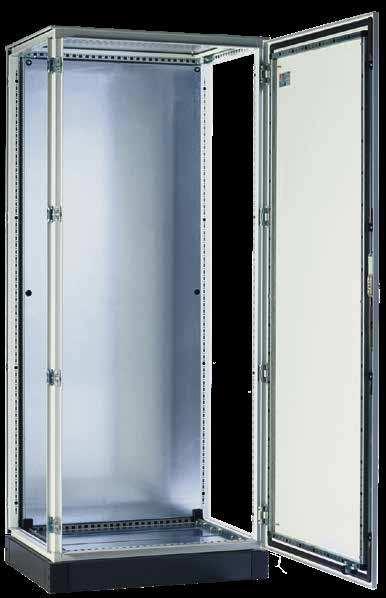 AGR ARMADIO COMPONIBILE pannello tetto asportabile, possibilità di accesso dall alto porta reversibile con telaio di rinforzo pannello retro AG asportabile chiusura standard a cariglione robusti