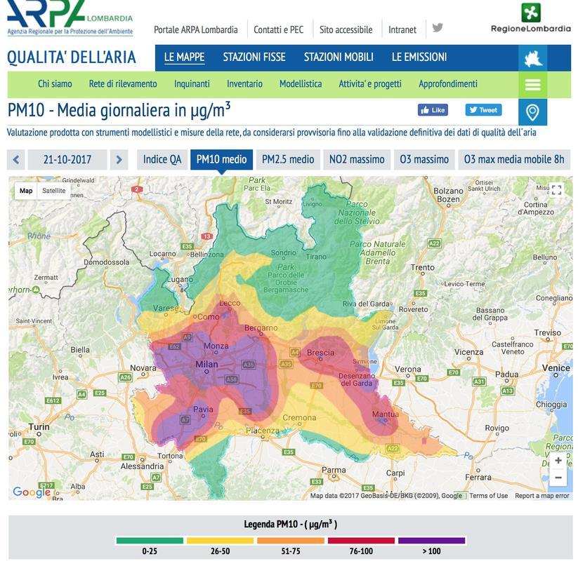 3 Il 30 gennaio si terrà un vertice interministeriale a Bruxelles di 9 paesi sottomessi a procedura di infrazione per superamento (ogni anno) dei limiti di emissione per il Biossido di Azoto (NO2) e