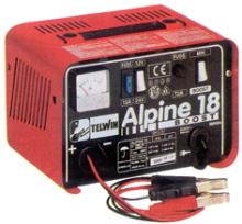 00* - caricabatterie "alpine 18 boost" amperometro, 230V - 50/60Hz - W 200 - tensione V 12-24 - corrente di carica A 14/18 - corrente convenzionale A 9/5 - capacità nominale Ah