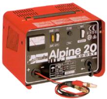 00* - caricabatterie "alpine 20" selettore carica normale, carica rapida (BOOST) ed amperometro, 230V 50/60Hz - W 300 - tensione V 12-24 - corrente di carica A 18/12 - corrente