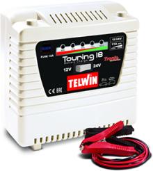 caricabatterie "touring 15" led stato di carica della batteria 230V - 50/60Hz - W 100 - tensione V 12-24 corrente di carica A 9/4,5 - corrente convenzionale A 6/3 - capacità nominale Ah 15h