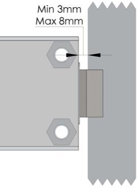 compresa tra 3mm e 5mm.