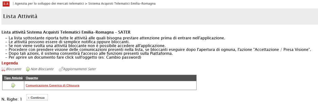 In questo elenco vengono visualizzate tutte le eventuali risposte salvate e/o inviate su una determinata Consultazione.