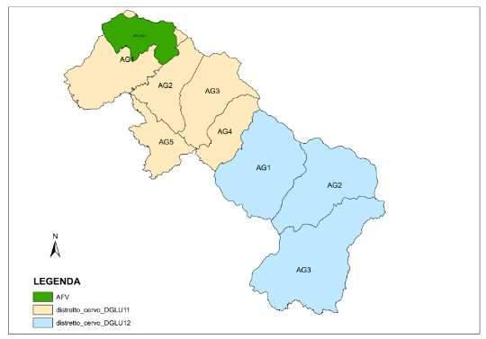 Figura LU7 Istituti e aree di gestione dei distretti della provincia di Lucca S.V. 17-18 3.