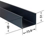 50 Profilati Profilati C5-l e accessori per la costruzione a secco C-Profili per pareti 75, C5-l No art. L mm Unità d imballaggio ca. Unità Pz. m kg per Dett. CW 75 0.6 mm 24980 2500 Pac 8 20 16.0 0.