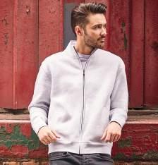 JE27M 1 Men's Authentic Sweat Jacket 80% cotone ring-spun, 20% poliestere. Felpa con maniche set-in, tessuto a 3 strati, nastro di rinforzo al collo.