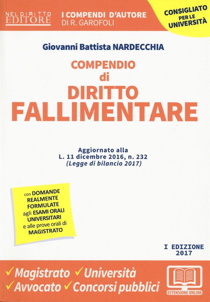 Compendio di Diritto fallimentare PDF - Scarica, leggere SCARICA LEGGI ONLINE ENGLISH VERSION DOWNLOAD READ Descrizione Il volume si inserisce nella collana I Compendi d Autore, ideata e strutturata