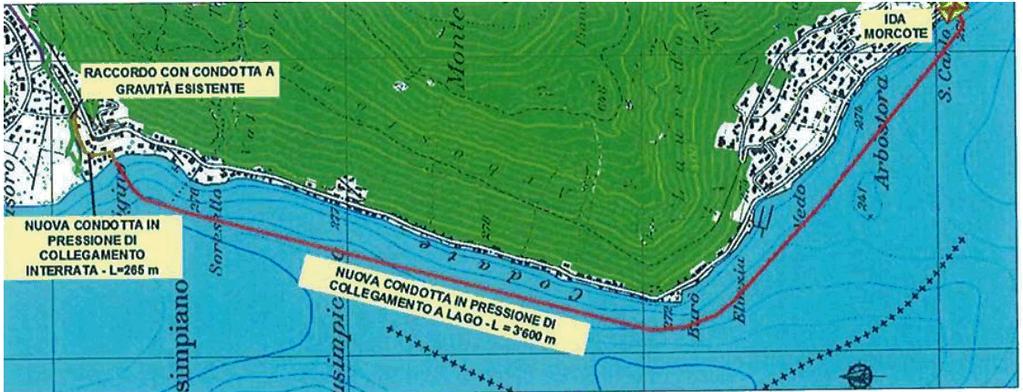 Variante Barbengo descrizione tecnica (sintesi) Parte di progetto di competenza del Comune di Morcote Il progetto propone la dismissione dell IDA attuale di Morcote, mantenendone esclusivamente le