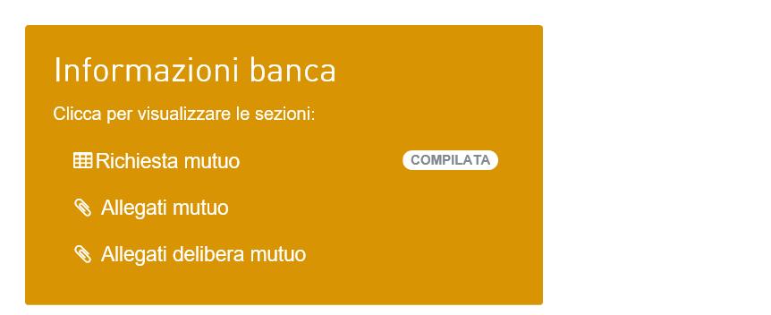 Cliccando su Invia, l utente visualizza un messaggio di conferma, cliccando sul quale la richiesta di mutuo passa nello stato Presentata e l utente visualizza i dati relativi alla richiesta di mutuo,