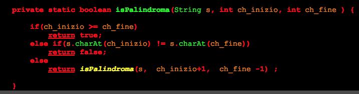 Implementazione Caso base Analizzo 0 o 1