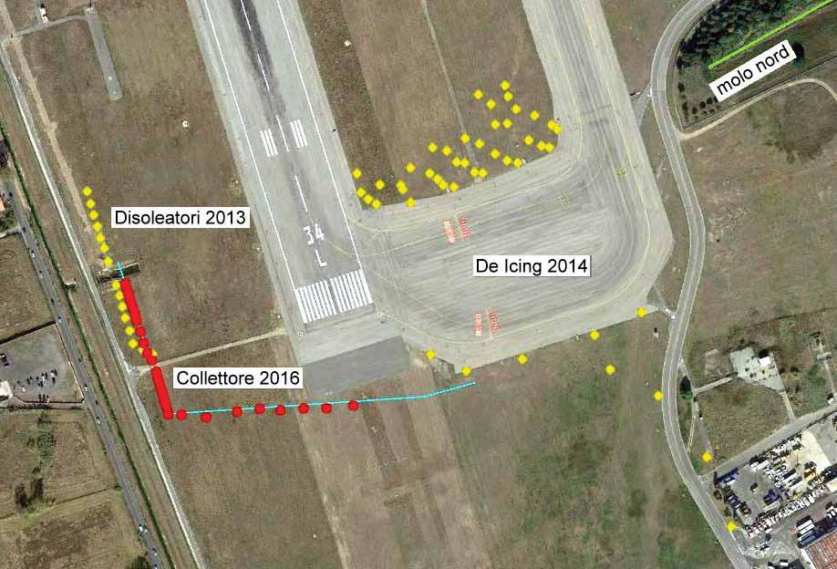 Tra 2007 e 2016 altri 115 carotaggi sono stati effettuati all interno dell aeroporto di Fiumicino e 27 a