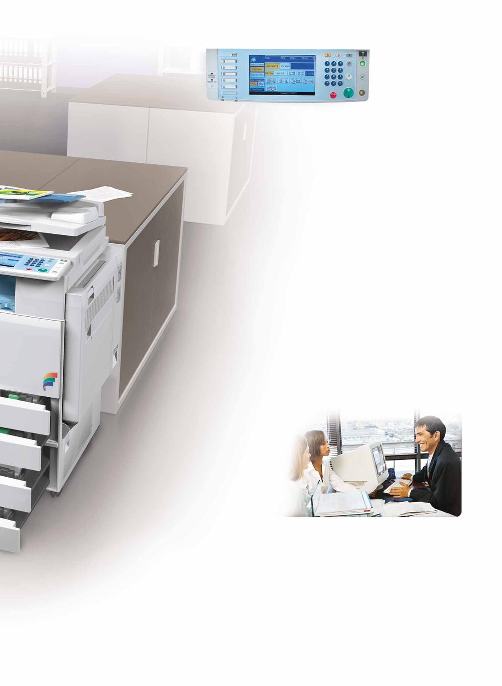 Gestione ottimale dei documenti Per ottimizzare la gestione dei documenti, stampe, fax, copie e scansioni possono essere salvati.