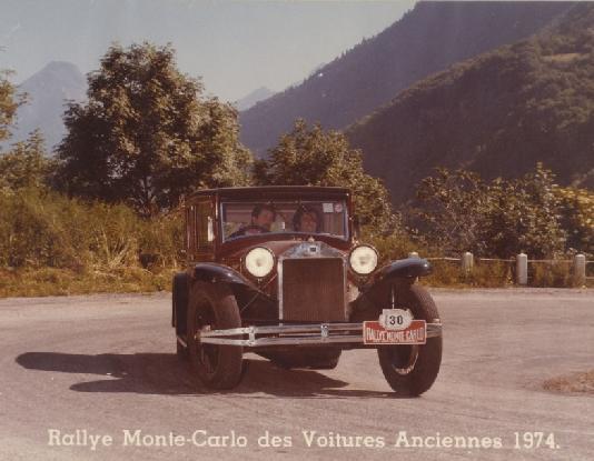 7 RALLYE DI MONTECARLO DES VOITURES ANCIENNES 1974 Luigi Manfredini ha avuto occasione di parlare con un amico che ha partecipato all evento e gentilmente ha chiesto autorizzazione per parlarne