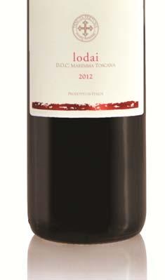 LODAI DOC MAREMMA TOSCANA Vino rosso intenso - D.O.C. Maremma Toscana. Cabernet Sauvignon. Terreno sassoso di Galestro, con limo ed argilla di medio impasto.