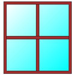 CARATTERISTICHE TERMICHE DEI COMPONENTI FINESTRATI secondo UNI EN 12831 - UNI EN ISO 6946 - UNI EN ISO 10077 Descrizione della finestra: TIPO 15 Codice: W15 Caratteristiche del serramento Tipologia