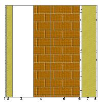 CARATTERISTICHE TERMICHE E IGROMETRICHE DEI COMPONENTI OPACHI secondo UNI EN 12831 - UNI EN ISO 6946 - UNI EN ISO 13370 Descrizione della struttura: MURATURA PER CASSONETTO PARTE VECCHIA Codice: M4