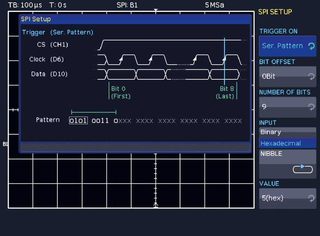 Decode into ASCII, Binary, Hexadecimal or Decimal Format R Up to four Lines to show the decoded Values