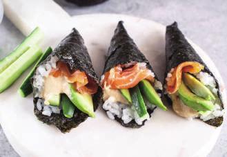Sashimi pesce crudo 201.MAGURO (+ 1,00) (6pezzi tonno pinne gialle) 202.SAKE (6pezzi salmone) 203.