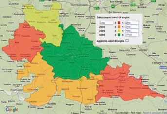 Figura 49 Avviamenti per distretto azienda, Commercio e servizi, Anno 2010 Per il settore Industria in senso stretto si osserva che il distretto di Mantova effettua il maggior numero di avviamenti,