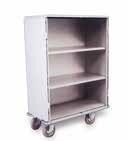 200 mm Ripiani Shelves: 2 Capacità Capacity: 80 kg 4 ruote, 2 fisse e 2 con freno 4 wheels, 2 fixed and 2 swivelling with brake Ripiani amovibili Removable shelves: 15 4