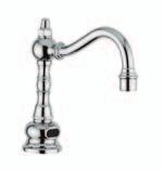 Art. 0805/4/S/EL Miscelatore per lavabo s/salterello c/bocca erogazione girevole ad attivazione elettronica Single lever mixer for basin without pop-up waste with swinging