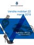 Vendite mobiliari 22 marzo 2019