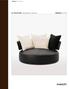 AMOENUS AC170G AC COLLECTION divano girevole / swivel sofa AMOENUS AC170G