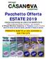 Pacchetto Offerta ESTATE 2019