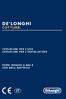 DE LONGHI COTTURA ISTRUZIONI PER L USO ISTRUZIONI PER L INSTALLATORE FORNI INCASSO A GAS E CON GRILL ELETTRICO