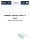 MANUALE GESTIONE PROGETTI GELA. Generazione Lavoro - Incentivi alla creazione di Impresa