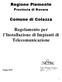 Regolamento per l Installazione di Impianti di Telecomunicazione