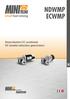 NDWMP ECWMP. small but strong. Motoriduttori CC combinati DC double reduction gearmotors. brand of