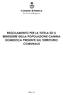 REGOLAMENTO PER LA TUTELA ED IL BENESSERE DELLA POPOLAZIONE CANINA DOMESTICA PRESENTE SUL TERRITORIO COMUNALE