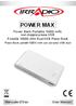 POWER MAX. Power Bank Portatile mah con doppia presa USB Portable mah Dual USB Power Bank