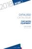CATALOGO CATALOGUE CAR WASH EQUIPMENT GONFIAGOMME TIRE INFLATOR
