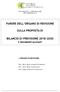 PARERE DELL ORGANO DI REVISIONE SULLA PROPOSTA DI BILANCIO DI PREVISIONE