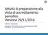 Attività di preparazione alla visita di accreditamento periodico Versione 29/11/2016
