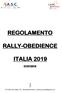 REGOLAMENTO RALLY-OBEDIENCE ITALIA 2019