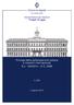 Documentazione per l esame di Progetti di legge. Proroga della partecipazione italiana a missioni internazionali D.L. 109/2014 A.C n.