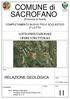 COMUNE di SACROFANO RELAZIONE GEOLOGICA LOTTO PRESTAZIONALE OPERE STRUTTURALI. (Provincia di Roma) COMPLETAMENTO NUOVO POLO SCOLASTICO