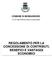 COMUNE DI MONGHIDORO CITTA METROPOLITANA DI BOLOGNA REGOLAMENTO PER LA CONCESSIONE DI CONTRIBUTI, BENEFICI E VANTAGGI ECONOMICI