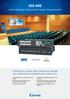 ISS 608 SWITCHER HDMI E DISPLAYPORT 4K/60 TRUE SEAMLESS. Switching e scaling dalle prestazioni elevate per presentazioni professionali e eventi live