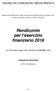 Rendiconto per l'esercizio finanziario 2016