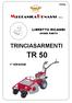 03/04 LIBRETTO RICAMBI SPARE PARTS TRINCIASARMENTI TR 50 1ª VERSIONE