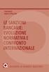 LE SANZIONI BANCARIE: EVOLUZIONE NORMATIVA E CONFRONTO INTERNAZIONALE