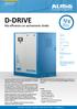 D-DRIVE. Alta efficienza con azionamento diretto. ALMiG Italia s.r.l. socio unico Via Zambon, Creazzo (VI) Italia