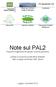Note sul PAL2 (Programma di agglomerato del Luganese, di seconda generazione)